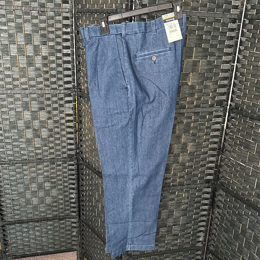 Men's Denim Slack Pants 34W 29L